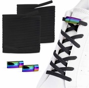 Elastyczne sznurówki bez wiązania czarne