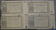 Węgry - Obligacja Węgierskiego Czerwonego Krzyża - 100 zł za 4 szt.
