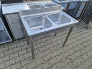 Zlew Gastronomiczny 2 Komorowy 100/60/85