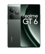 Marka: Realme  Stan: Nowy Smartfon Realme GT 6 8 GB/256 GB 5G Razor Green