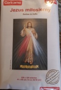 Haft krzyżykowy JEZUS MIŁOSIERNY