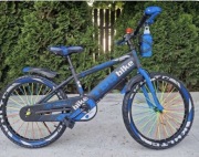 469 zł Rower 20 cali BMX zielony i niebieski