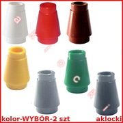 LEGO 4589b STOŻEK 1x1 biały czerwony jasny ciem szary brązowy żółty zielony