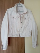 Kurtka Jeansowa Katana strzępienia przetarcia H&M r. 36