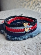 Pozłacane 18K Serce Serduszko Bransoletki dla pary