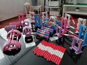 Recznie wykonane Przeszkody dla koni typu schleich 