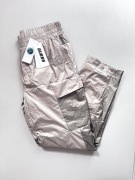GUESS Spodnie Cargo M Beżowe Metaliczne Active Jogger Windproof Wiatrówka