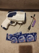 Elektryczny pistolet do puszczania baniek uszkodzony 