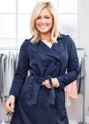 Tchibo cienki trencz z wiskozy płaszcz lejący 40 - 42 - L - narzutka