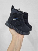 Nowe ocieplane buty zimowe kozaki chłopięce czarne botki r. 22 (14 cm)
