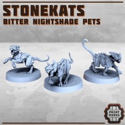 Stonekats x3 - Bitter Nightshade Pets