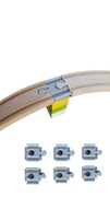 Adaptery (6 szt) do łączenia LEGO Duplo z drewnianymi torami kolejki