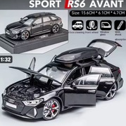 Model samochodu RS6 1:32 Black Edition – metalowy