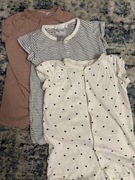 Zestaw 3 szt rampersy  piżamy H&M rozm 74