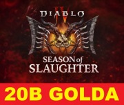 DIABLO 4 SEZON 12 Season of Slaughter 20B 20000KK 20.000.000.000 ZŁOTA GOLD
