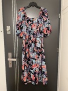 Selected femme sukienka modny wzór kwiaty kwiecista hit roz.40 