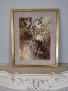 Pejzaż/abstrakcja, A3, mixed media, Monika Seroka