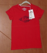 koszulka t-shirt LEE COOPER, rozmiar 152-158, czerwona. GRATIS książka
