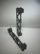 Lego NOWE słup filar podpora 95347 ciemny srebrny szary 1 szt