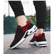 Tanie Modne Buty Sportowe Męskie Czarno-czerwone - NOWE