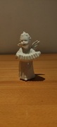 Goebel biały, porcelanowy vintage Aniołek z akordeonem 