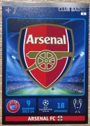 PANINI CHAMPIONS LEAGUE 2014/15 KARTA LOGO ARSENAL