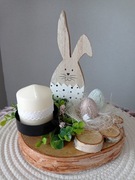 Stroik wielkanocny ozdoba dekoracja króliczek 