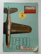 Samolot myśliwski Bell P-39 Airacobra Mały Modelarz 6/1985 1:33
