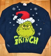 47*   Świąteczny sweter Grinch M/L