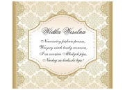 NAKLEJKI NA WÓDKĘ WESELNĄ etykiety na alkohol 50 sztuk