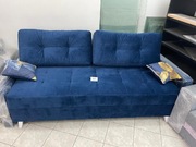 Kanapa gold niebieska