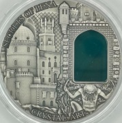 2014 Niue 2 $   Crystal Art. Secret of Pena Castle 2 oz