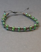 Bransoletka z sznurka woskowanego