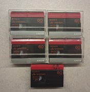 5x Taśma Kaseta MINI DV 60/90 Sony