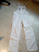 spodnie ogrodniczki robocze pka star rozmiar 52 nowe malarz białe 