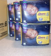 Pieluchomajtki NOCNE dla dzieci (216 szt) Libero Night Pants rozmiar 6