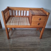 Siedzisko do przedpokoju z drewna