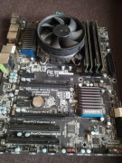 Zestaw płyta główna GIGABYTE + Procesor I5 + 16 GB RAM + radiator