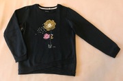 Granatowa bluza z kwiatkiem - Endo - rozm. 158