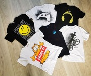 6x T-shirt H&M 4F rozmiar 164