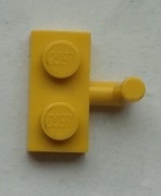 LEGO 4623a żółta płytka 1x2 z hakiem 6479
