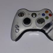 Xbox 360 pad kontroler biały oryginalny uszkodzony stan nieznany 
