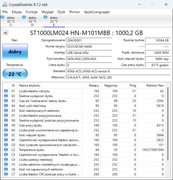 Dysk twardy Seagate ST1000LM024 HN-M101MBB 1TB - SPRAWNY - S.M.A.R.T