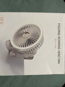 Wentylator biurkowy przenośny z funkcją lampki nocnej 