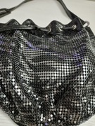 Star by julien mac Donald torebka metalowe nity siatka metalowa zbroja 