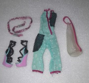 Monster High Lagoona Blue Fashion Pack, zestaw dodatków dla lalki -4 szt 