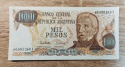 Argentyna 1000 Pesos 1982 P-304d.2  UNC