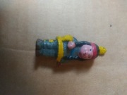 Gumowa figurka PRL indianka