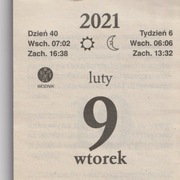 Kartki z kalendarza 2021