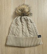 Jack Wolfskin Czapka z Pomponem Narita Stormlock wełna, narciarska zimowa